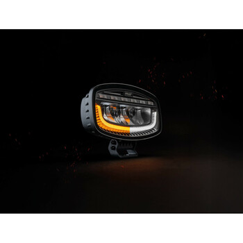 L7237.5 ΠΡΟΒΟΛΕΑΣ ΜΕ ΠΟΡΤΟΚΑΛΙ LED ΦΛΑΣ GLARE OVAL-PRO DEMON LINE 10>30V 51 LED 60W 3500lm 247x175x93mm LAMPA - 1 ΤΕΜ.