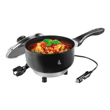 L9712.2 ΚΑΤΣΑΡΟΛΑΚΙ ΗΛΕΚΤΡΙΚΟ ELECTRIC SAUCEPAN 12V 170W 13A Φ18cm 1,9Lt ΜΕ ΦΙΣ ΑΝΑΠΤΗΡΑ LAMPA - 1 ΤΕΜ.