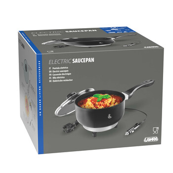 L9712.2 ΚΑΤΣΑΡΟΛΑΚΙ ΗΛΕΚΤΡΙΚΟ ELECTRIC SAUCEPAN 12V 170W 13A Φ18cm 1,9Lt ΜΕ ΦΙΣ ΑΝΑΠΤΗΡΑ LAMPA - 1 ΤΕΜ.