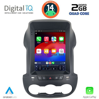 DIGITAL IQ TPD 244_CPA TESLA STYLE for FORD RANGER mod. 2012-2015