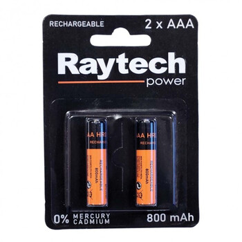 jager ΜΠΑΤΑΡΙΕΣ ΕΠΑΝΑΦΟΡΤΙΖΟΜΕΝΕΣ ΑΑΑ 800mAh 1.2V 2τμχ (LR3-RAYTECH)
