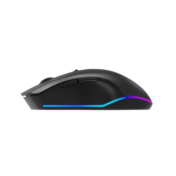 GEMBIRD 6-BUTTON RECHARGEABLE WIRELESS RGB GAMING MOUSE 'FIREBOLT' BLACK