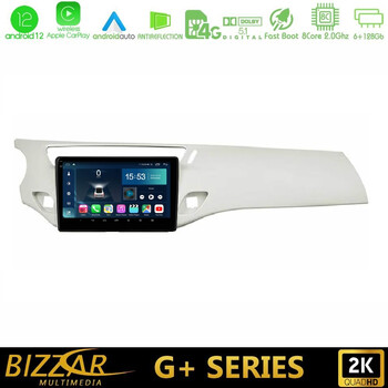 Bizzar g+ Series Citroen c3 2009-2016 8core Android12 6+128gb Navigation Multimedia Tablet 9" u-g-Ct1948wh