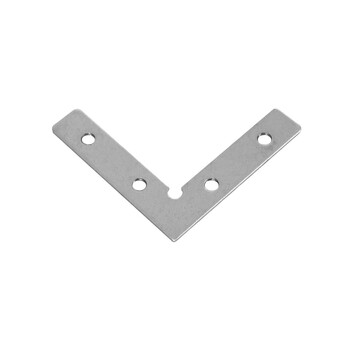 GLOBOSTAR® BRIGHTRAIL 61784 Σύνδεσμος Γ Επέκτασης Προφίλ Αλουμινίου - Ασημί - Μ4.8 x Π1 x Υ4.8cm
