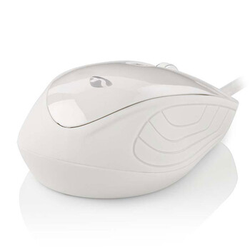 NEDIS MSWD300WT Wired Desktop Mouse 1000 dpi 3-Button White