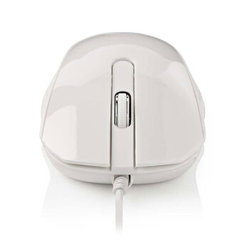 NEDIS MSWD300WT Wired Desktop Mouse 1000 dpi 3-Button White