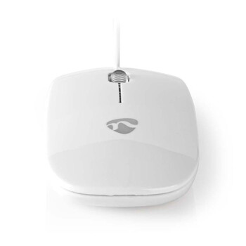 NEDIS MSWD200WT Wired Mouse 1000 DPI 3-Button White