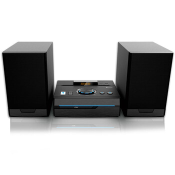 NOD STAGE Mini Hi-Fi System with CD,USB, Bluetooth, FM and blue LED, 50W