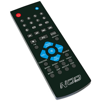 NOD STAGE Mini Hi-Fi System with CD,USB, Bluetooth, FM and blue LED, 50W