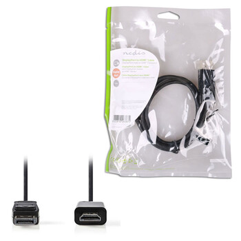 NEDIS CCGP37100BK30 DisplayPort - HDMI Cable DisplayPort Male-HDMI Connector 3.0