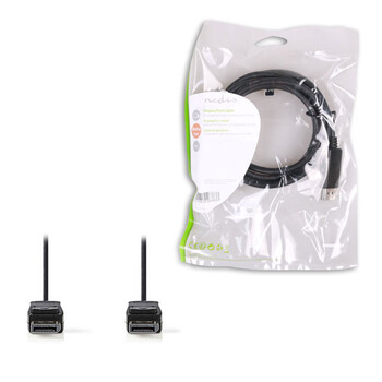 NEDIS CCGP37010BK20 DisplayPort Cable DisplayPort Male-DisplayPort Male 2.0m Bla