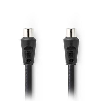 NEDIS CSGP40000BK30 Coax Cable 90dB IEC (Coax) Male - IEC (Coax) Female 3.0 m Bl