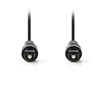 NEDIS CAGP25000BK30 Optical Audio Cable, TosLink Male - TosLink Male, 3m, Black