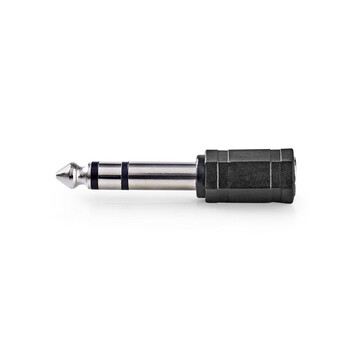NEDIS CAGP23930BK Stereo Audio Adapter 6.35mm Male - 3.5mm Female 10 pieces Blac