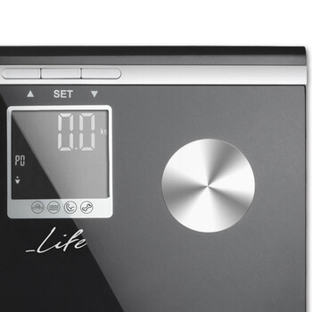 LIFE Shape Body fat scale,black glass surface