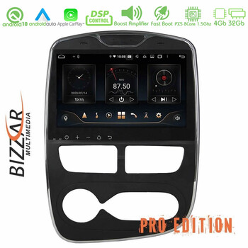 Bizzar pro Edition Renault Clio 2012-2015 Android 10 8core Multimedia Stationu-bl-8c-Rn95-pro