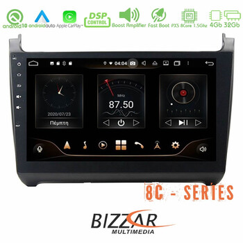 Bizzar pro Edition vw Polo Facelift Android 10 8core Navigation Multimediau-bl-8c-Vw47-pro