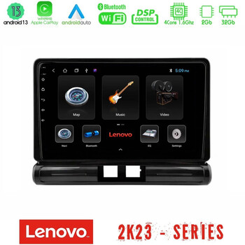 Lenovo car pad Citroen c3 2016-> 4core Android 13 2+32gb Navigation Multimedia Tablet 9" u-len-Ct2502