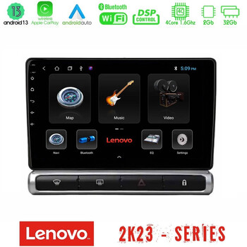 Lenovo car pad Citroen c3 2016-> 4core Android 13 2+32gb Navigation Multimedia Tablet 9" u-len-Ct2503
