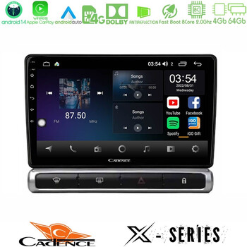 Cadence x Series Citroen c3 2016-> 8core Android 14 4+64gb Navigation Multimedia Tablet 9" u-x-Ct2503