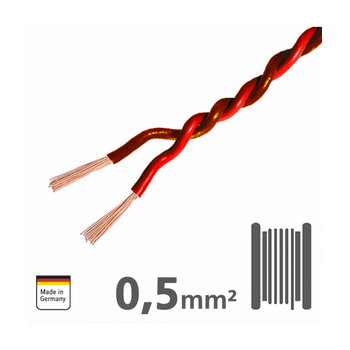 Ampire IKV050-RT-50 Καλώδιο Εγκατάστασης για Can & Lin 2x 0,5mm² 50m (Τεμάχιο)
