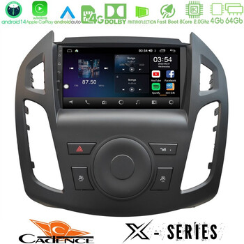 Cadence x Series Ford Transit Connect 8core Android 14 4+64gb Navigation Multimedia Tablet 9" u-x-Fd2854