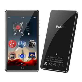 RUIZU MP3 player Η1 με οθόνη αφής 4", 32GB, ελληνικό μενού, Bluetooth, μαύρο