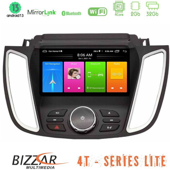 Bizzar 4t Series Ford c-max / Kuga 4core Android13 2+32gb Navigation Multimedia Tablet 9" u-lvb-Fd2025