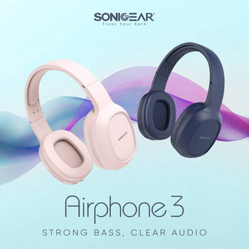SONICGEAR BT5.4 HEADPHONES TYPE-C AIRPHONE III CARBON
