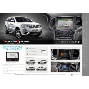 Dodge &Amp; Jeep Rear Camera Interface με Uconnect8.4d-cs-rl-Ucon52-tf