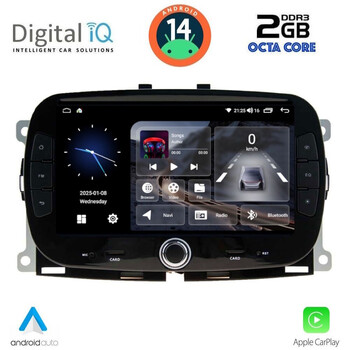 DIGITAL IQ BLF 398_CPA (7" DECK) MULTIMEDIA SYSTEM for FIAT 500 mod. 2016>