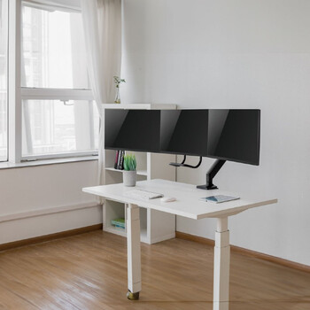 GEMBIRD DESK MOUNTED ADJUSTABLE MONITOR ARM FOR 3 MONITORS BLACK