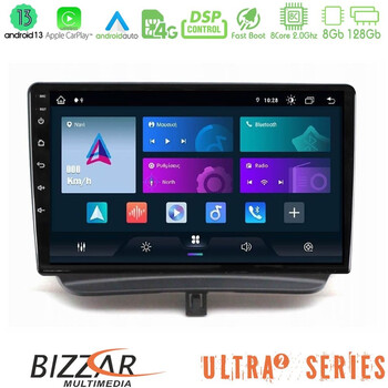 Bizzar Ultra Series Ford Courier 2015-2023 8core Android13 8+128gb Navigation Multimedia Tablet 9" u-ul2-Fd1794