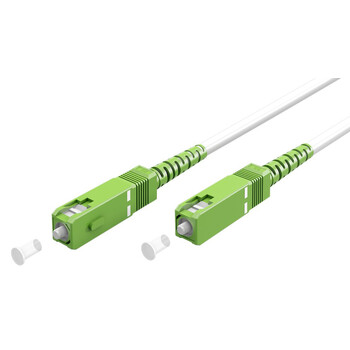GOOBAY καλώδιο οπτικής ίνας SC-APC 59599, Singlemode OS2, 15m, λευκό