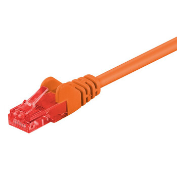 GOOBAY καλώδιο δικτύου 95259, CAT 6 U/UTP, CCA, 250MHz, 0.50m, πορτοκαλί