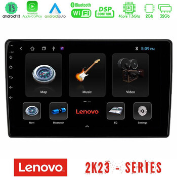 Lenovo car pad Ford Transit Custom 2019 – 2024 4core Android 13 2+32gb Navigation Multimedia Tablet 9" u-len-Fd1519