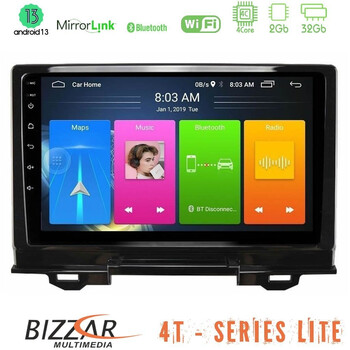 Bizzar 4t Series Honda hr-v 2021-> 4core Android13 2+32gb Navigation Multimedia Tablet 9" u-lvb-Hd1034