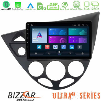 Bizzar Ultra Series Ford Focus 1999-2004 8core Android13 8+128gb Navigation Multimedia Tablet 9" u-ul2-Fd1331