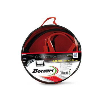 ΒΟΤ28026 ΚΑΛΩΔΙΑ ΦΟΡΤΙΣΗΣ 500Α (BAG) 500Ah 300cm BOTTARI - 1 Tεμ.