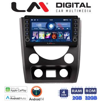 LM Digital - LM ZG4014A GPS Οθόνη OEM Multimedia Αυτοκινήτου για SsangYong Rexton 2015 > 2016 (CarPlay/AndroidAuto/BT/GPS/WIFI/GPRS) electriclife