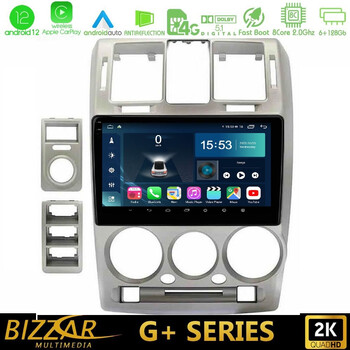 Bizzar g+ Series Hyundai Getz 2002-2009 8core Android12 6+128gb Navigation Multimedia Tablet 9" u-g-Hy1146s