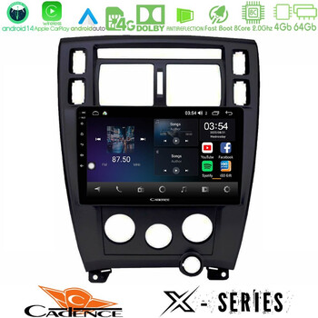 Cadence x Series Hyundai Tucson 2006 – 2013 8core Android 14 4+64gb Navigation Multimedia Tablet 9" u-x-Hy0712bl