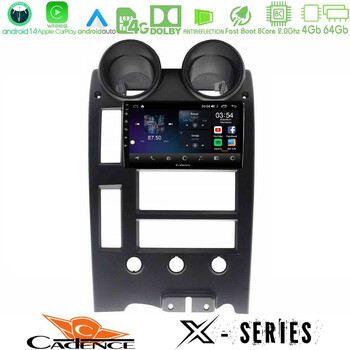 Cadence x Series Hummer h2 2002-2007 8core Android 14 4+64gb Navigation Multimedia Tablet 9" u-x-Hu1542