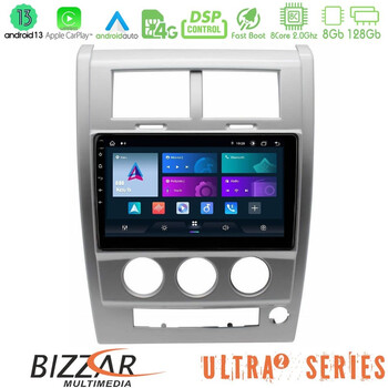 Bizzar Ultra Series Jeep Cherokee (Kk) 2008-2012 8core Android13 8+128gb Navigation Multimedia Tablet 10" u-ul2-Jp1618