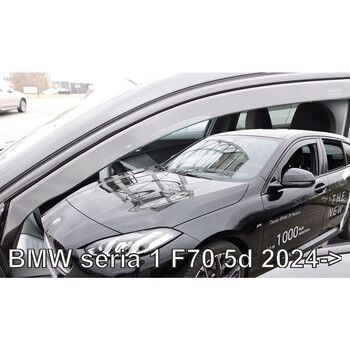 ΑΝΕΜ.SET11009 ΑΝΕΜΟΘΡΑΥΣΤΕΣ ΓΙΑ BMW ΣΕΙΡΑ 1 F70 5D 2024+ ΣΕΤ ΑΥΤΟΚΙΝΗΤΟΥ ΑΠΟ ΕΥΚΑΜΠΤΟ ΦΙΜΕ ΠΛΑΣΤΙΚΟ HEKO - 4 ΤΕΜ