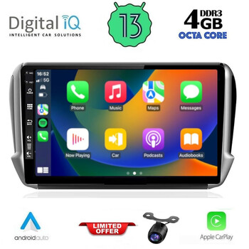 DIQ BXD 6508_CPA (10inc) MULTIMEDIA TABLET for PEUGEOT 208-2008 mod. 2012-2021