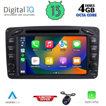 DIGITAL IQ BXE 671_CPA (7" DVD) MULTIMEDIA SYSTEM for MERCEDES C (W203) mod. 1999-2004