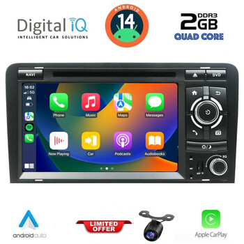 DIGITAL IQ BXH 249_CPA (7'' DVD) MULTIMEDIA SYSTEM for AUDI A3 mod. 2003-2012