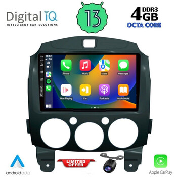 DIQ BXD 6361_CPA (9inc) MULTIMEDIA TABLET for MAZDA 2  mod. 2007-2014