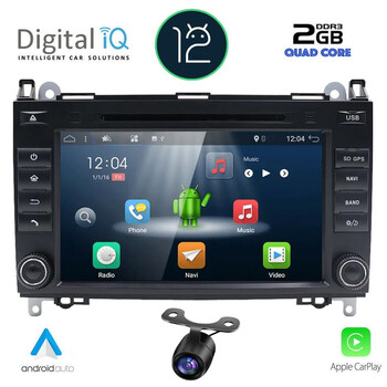DIGITAL IQ BX 168_CPA (8'' DVD) MULTIMEDIA SYSTEM for MERCEDES A – B – SPRINTER – VITO – VIANO mod. 2004-2020